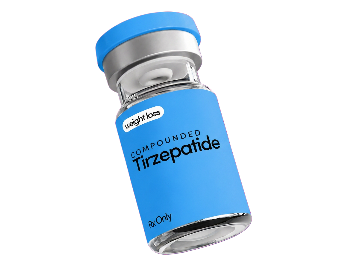 Illustrative Luma compounded tirzepatide vial
