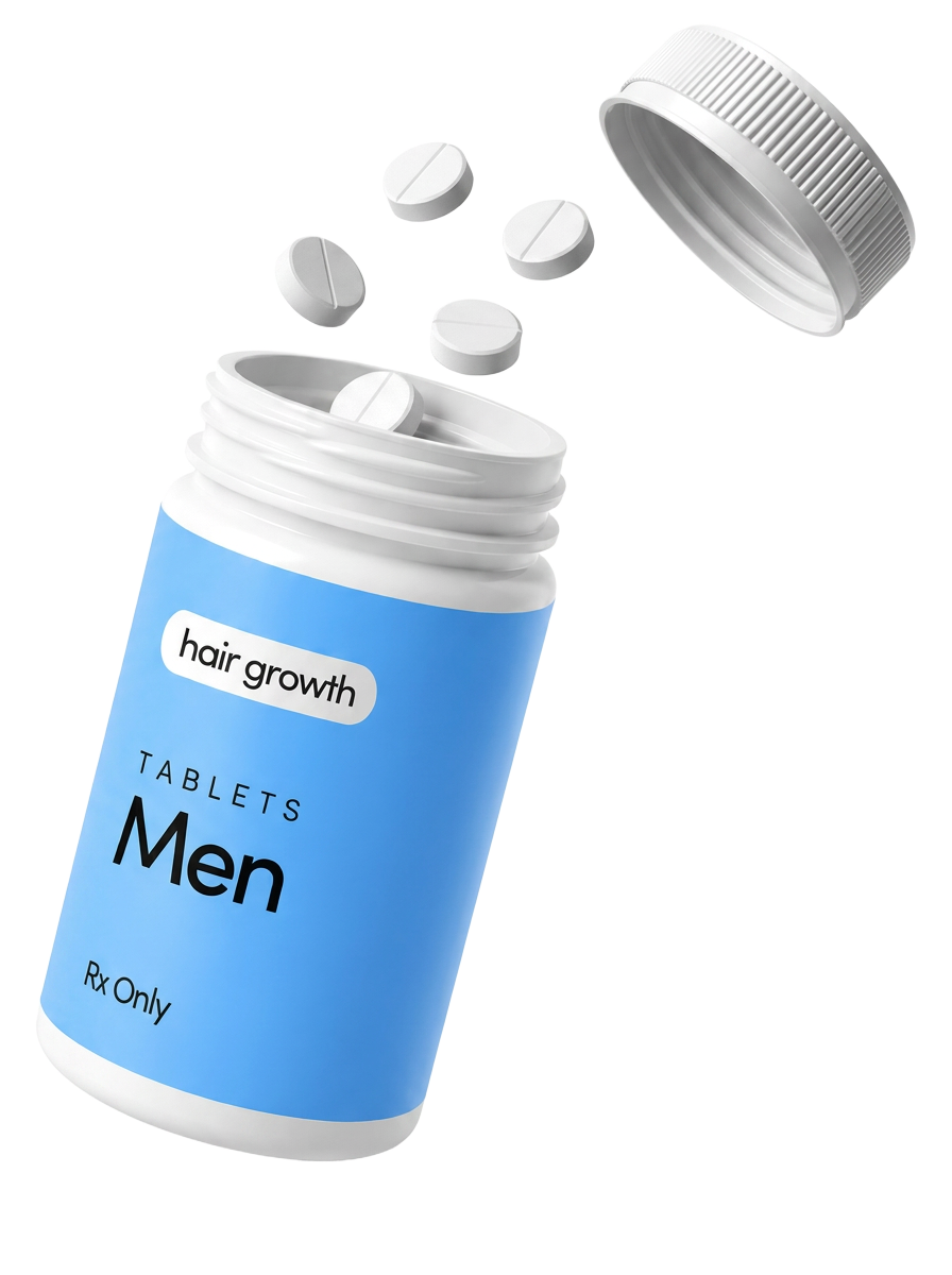 Men’s complete hair growth pill — illustrative Luma product image