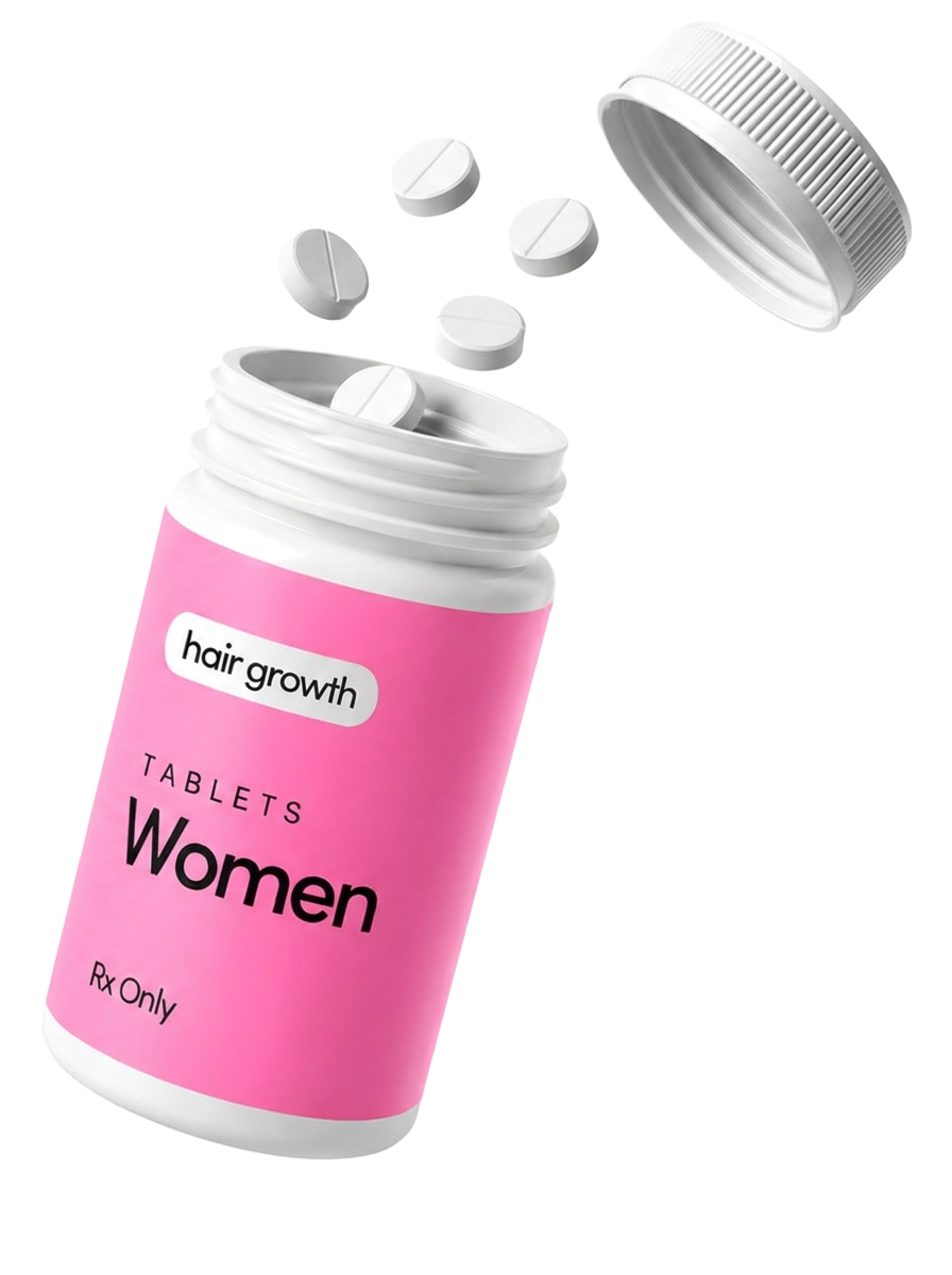 Women’s complete hair growth pill — illustrative Luma product image