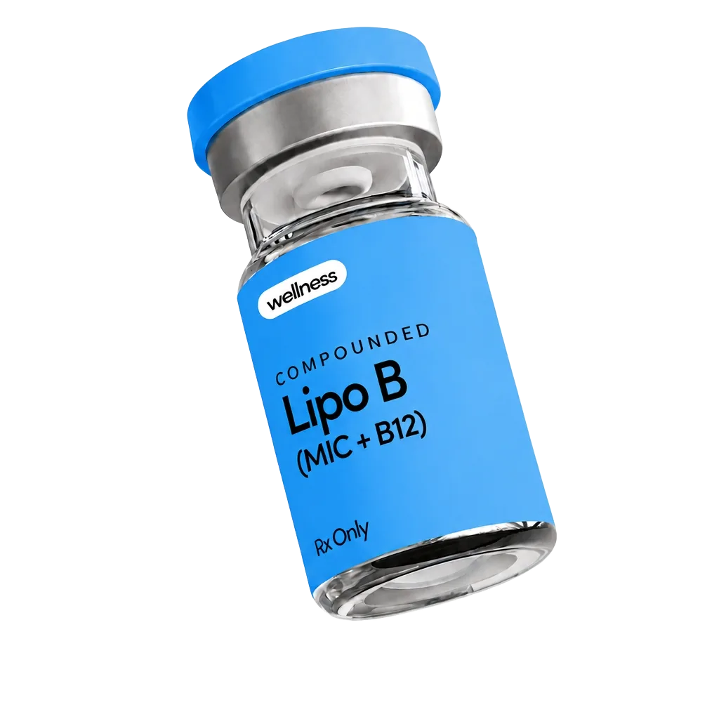 Lipo-B MIC + B12 injection vial from Luma