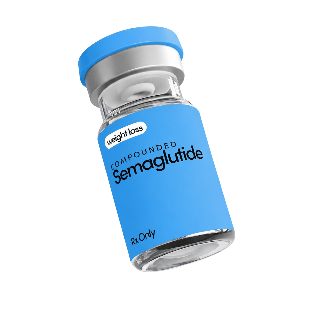 Compounded semaglutide — illustrative Luma product image